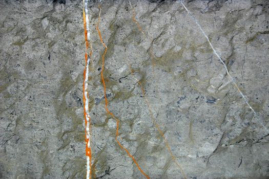 structure of flag from a marble on the wall of building