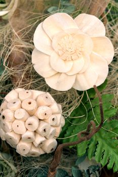 Artificial flowers, flower background