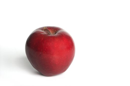 Picture of a healthy apple isolated on white