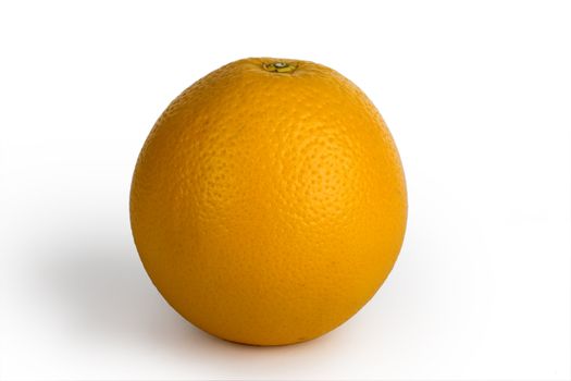 Picture of an orange isolated on white