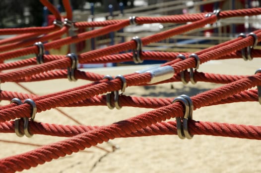 Play web in a city park