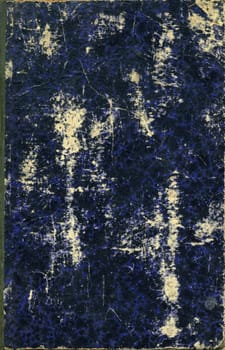 A book cover showing age effects and stain