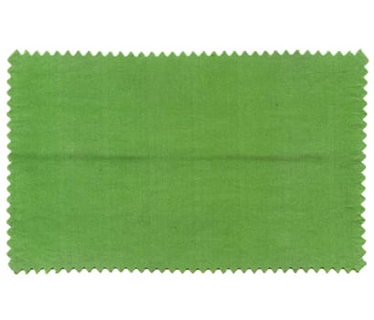 A fabric sample isolated over white background