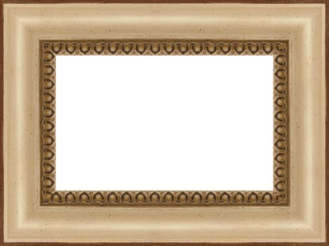 a picture frame on a white