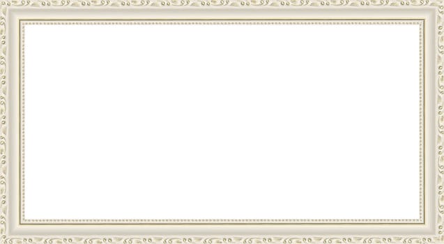 a picture frame on a white