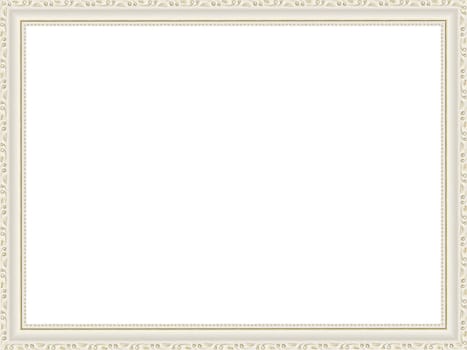 a picture frame on a white