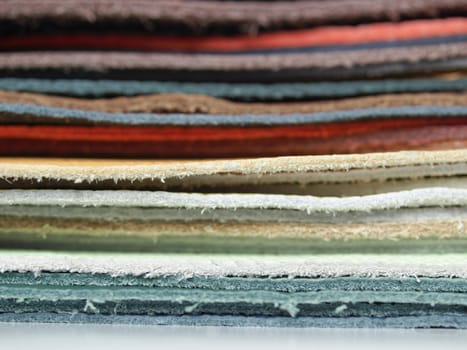 Leather samples