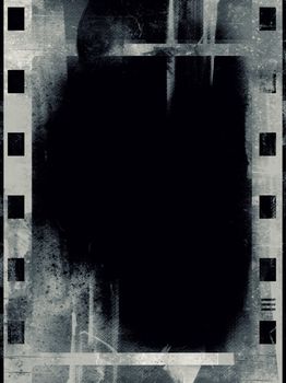 Computer designed highly detailed film frame with space for your text or image. Nice grunge element for your projects. More images like this in my portfolio