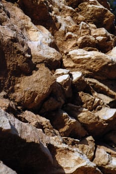 stones in desert