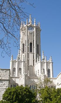 New Zealand's largest university's Auckland University Clock Tower 