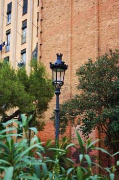 The street lamp in the Spain