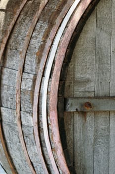 Very old winebarrel.