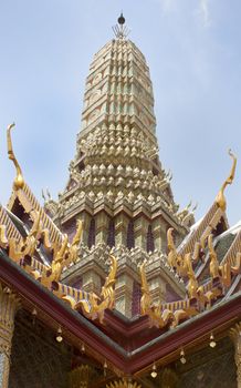 Temple situated in the grounds of the Grand Palace in Bangkok. 
