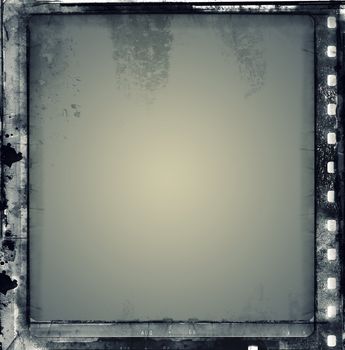 Computer designed highly detailed film frame with space for your text or image. Nice grunge element for your projects. More images like this in my portfolio