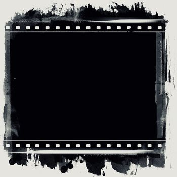 Computer designed highly detailed film frame with space for your text or image. Nice grunge element for your projects. More images like this in my portfolio