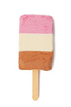 An icecream on the white background