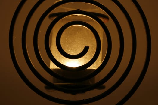 spiral-lamp dark