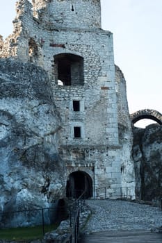 Ruins of great castle in Ogrodzieniec