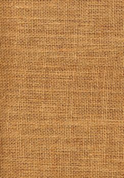Sackcloth material isolated on white background.