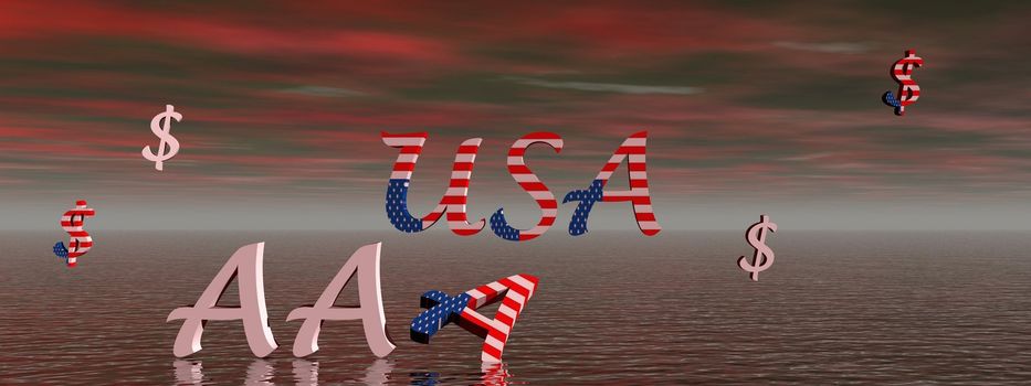 dollar and usa