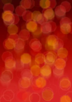 Abstract Background - Red and Orange Bokeh