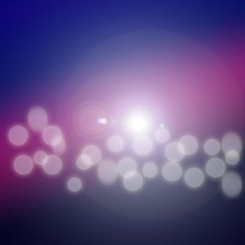 Abstract Background - Blue and Violet Evening Bokeh