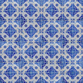 Seamless tile pattern of ancient ceramic tiles.