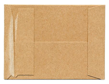 Parcel or small packet isolated over white