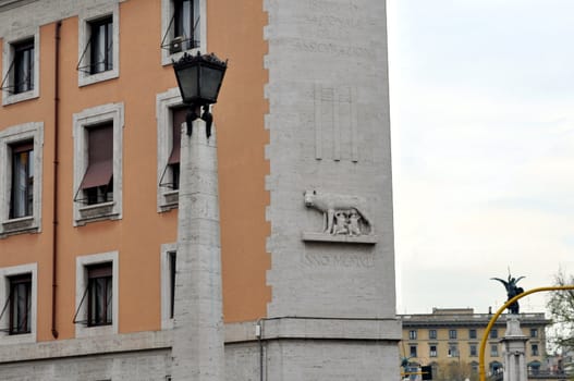 View of the city of Rome, Italy