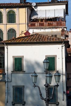 Architecture and Arts Detail of Lucca in Tuscany, Italy