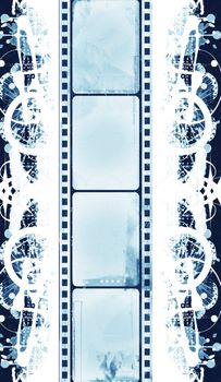 Computer designed highly detailed film frame with space for your text or image. Nice grunge element for your projects. More images like this in my portfolio