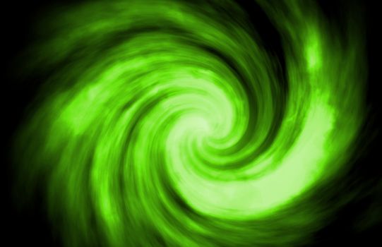 Alien Abstract Vortex Background Art in Swirls