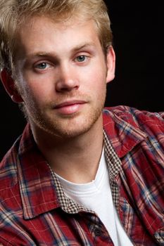 Handsome young man portrait