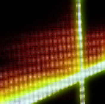 An image of a dot matrix video wall background