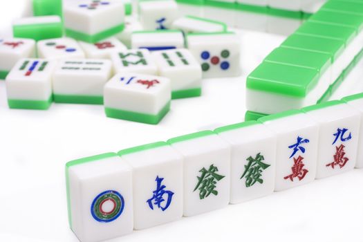 Mahjong, very popular game in China