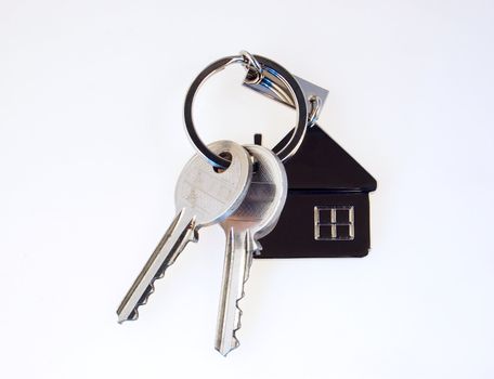 real estate - keys isolated on white background