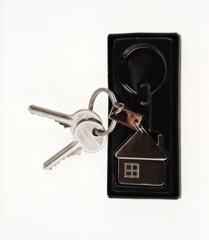 real estate - keys isolated on white background