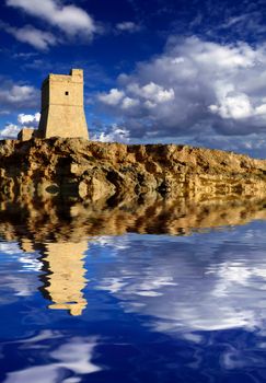 One of the thirteen medieval defense towers standing at strategic coastal points around the island of Malta.