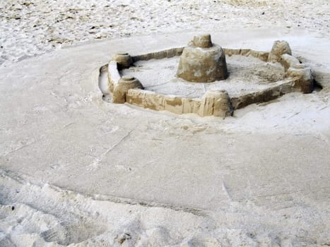 Sandcastle Series - images depicting various sculptures in the sand on Malta's beaches