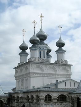 Temple; a chapel, church, a monastery
