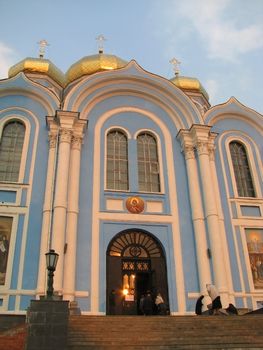 Temple; a chapel, church