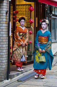 Kyoto, OCT  22: a participants on The Jidai Matsuri ( Festival of the Ages) held on October 22 2009  in Kyoto, Japan . It is one of Kyoto's renowned three great festivals