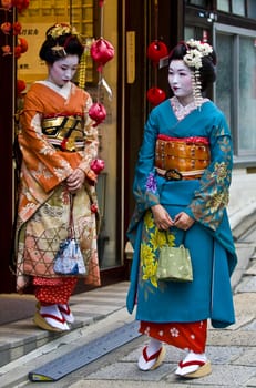 Kyoto, OCT  22: a participants on The Jidai Matsuri ( Festival of the Ages) held on October 22 2009  in Kyoto, Japan . It is one of Kyoto's renowned three great festivals