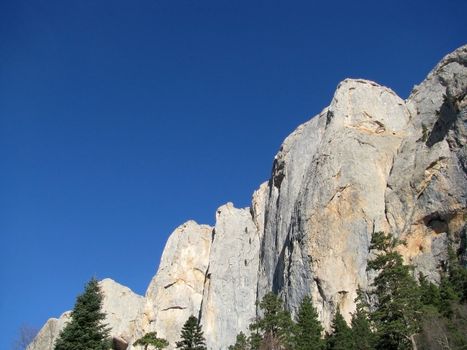 Ridge; rocks; a relief; a landscape; a hill