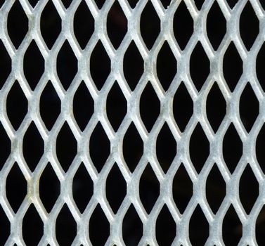 Seemless pattern, metallic lattice over black backgorund