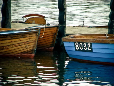 boats at a pier
