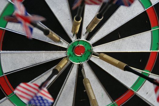 Darts with arrows