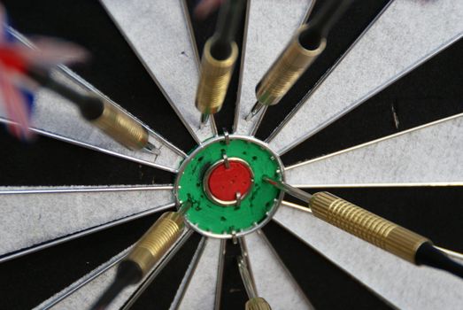 Darts with arrows