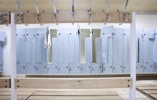 Interior of a Locker room