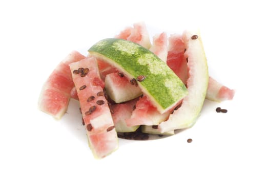 Water-melon on white background